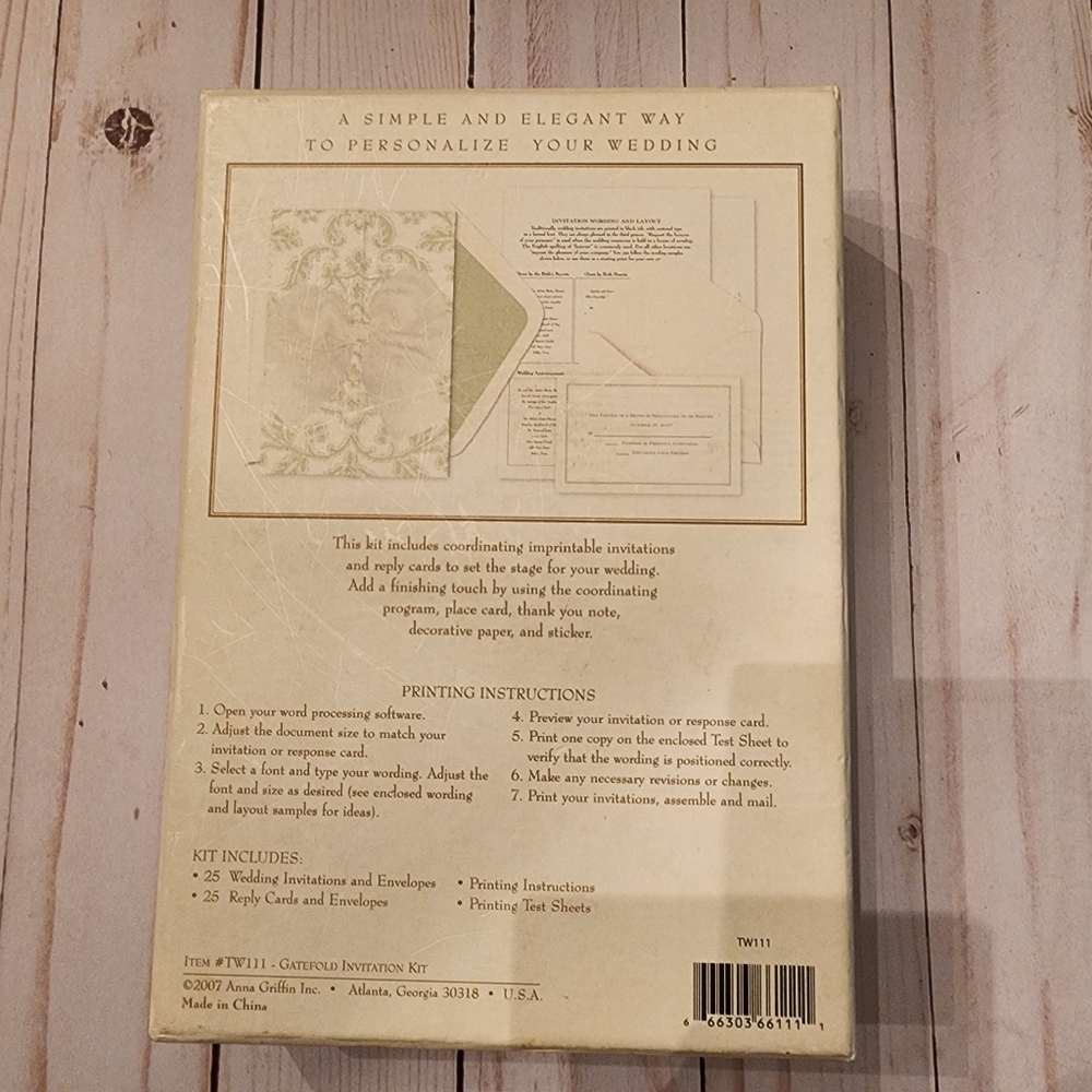 Printable Wedding Invitations - Picture 2 of 4